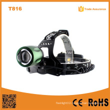 T816 High Power LED Headlamp Adjustable Zoom Focus Camping LED Headlight